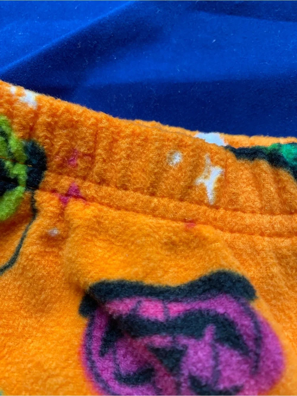 New Hyde & Eeks! Halloween Orange Ghost & Pumpkin Fleece Pajama Pants 18M